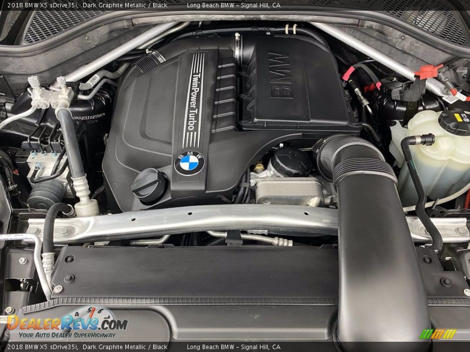 2018 BMW X5 sDrive35i Dark Graphite Metallic / Black Photo #12