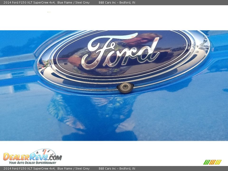 2014 Ford F150 XLT SuperCrew 4x4 Blue Flame / Steel Grey Photo #14