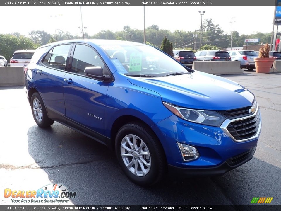 2019 Chevrolet Equinox LS AWD Kinetic Blue Metallic / Medium Ash Gray Photo #11