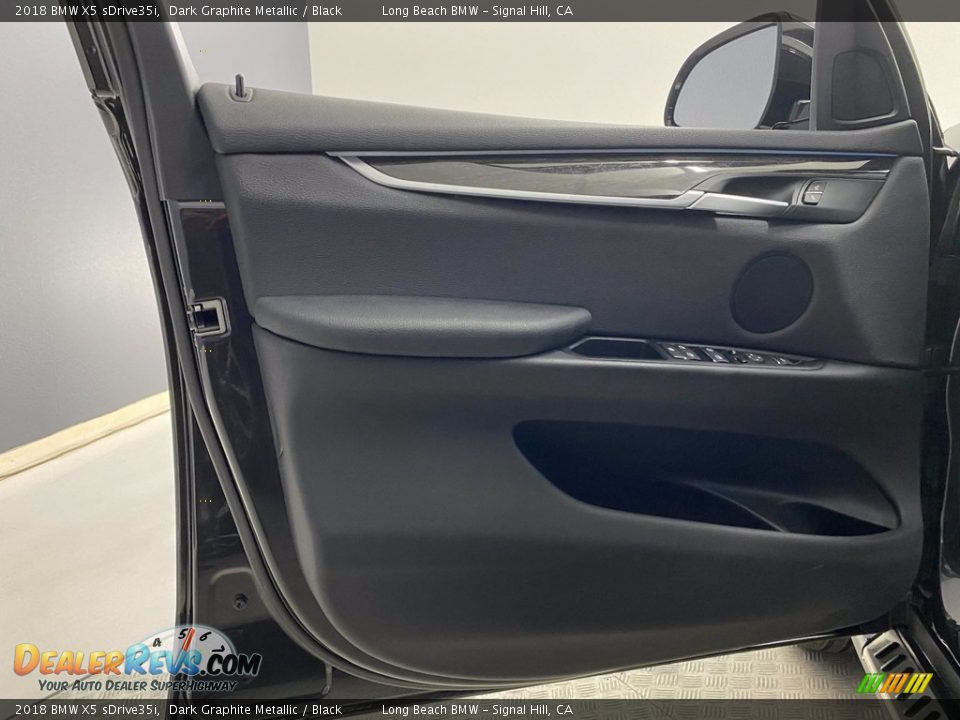 2018 BMW X5 sDrive35i Dark Graphite Metallic / Black Photo #13