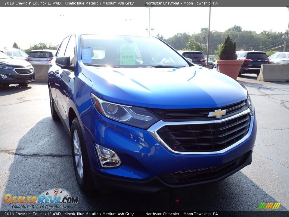 2019 Chevrolet Equinox LS AWD Kinetic Blue Metallic / Medium Ash Gray Photo #12