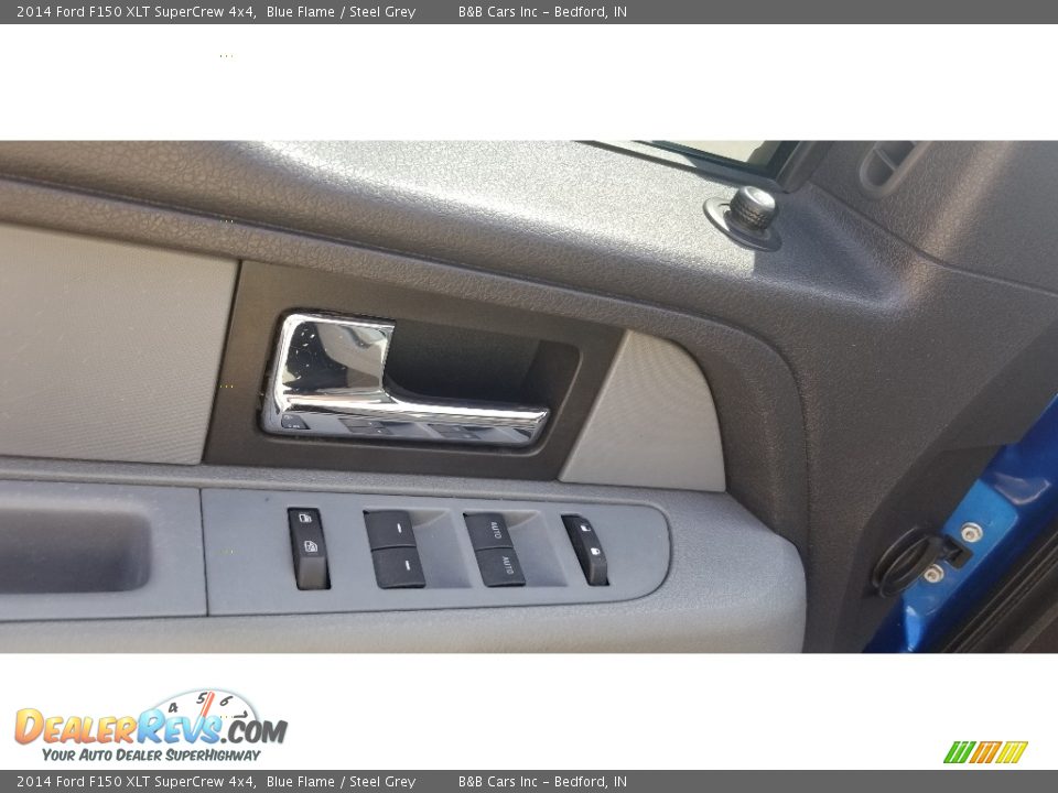 2014 Ford F150 XLT SuperCrew 4x4 Blue Flame / Steel Grey Photo #18