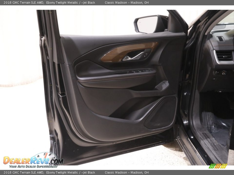 2018 GMC Terrain SLE AWD Ebony Twilight Metallic / ­Jet Black Photo #4
