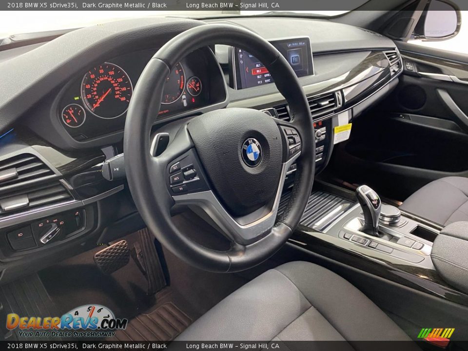 2018 BMW X5 sDrive35i Dark Graphite Metallic / Black Photo #16