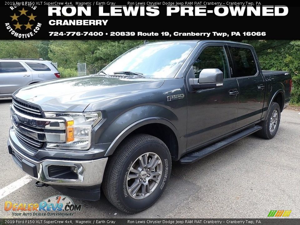 2019 Ford F150 XLT SuperCrew 4x4 Magnetic / Earth Gray Photo #1