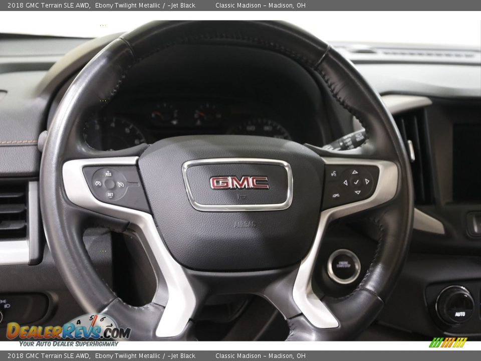 2018 GMC Terrain SLE AWD Ebony Twilight Metallic / ­Jet Black Photo #7