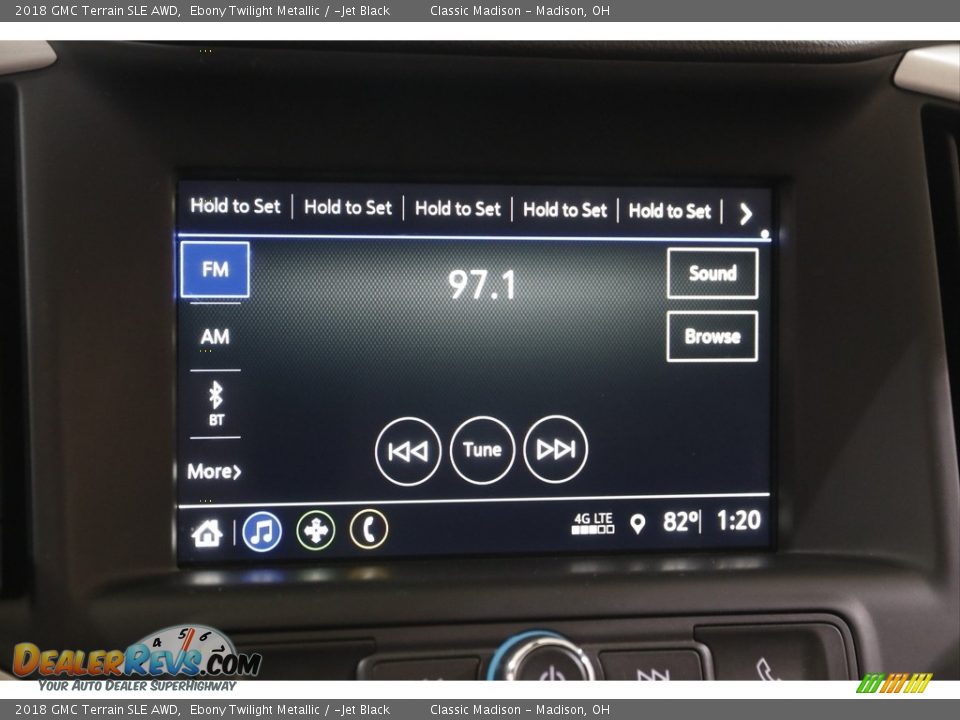 2018 GMC Terrain SLE AWD Ebony Twilight Metallic / ­Jet Black Photo #10