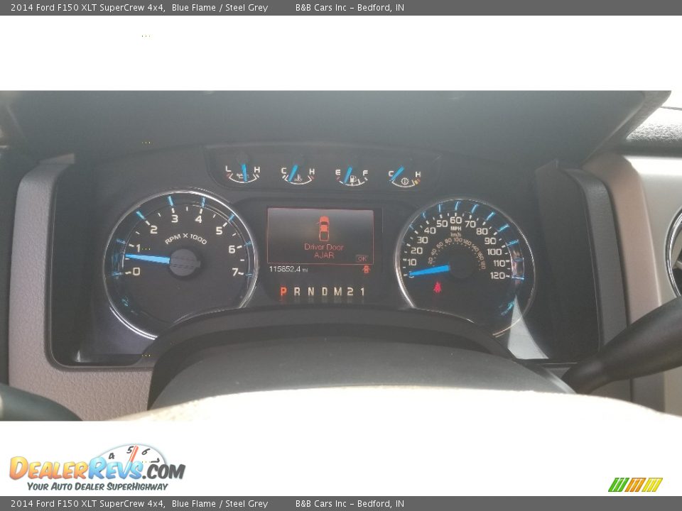 2014 Ford F150 XLT SuperCrew 4x4 Blue Flame / Steel Grey Photo #26