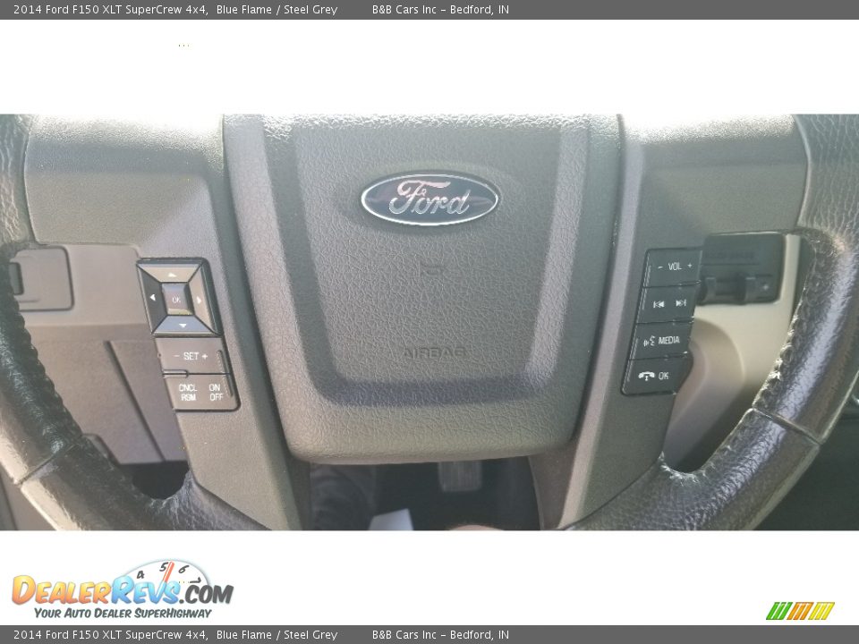 2014 Ford F150 XLT SuperCrew 4x4 Blue Flame / Steel Grey Photo #27