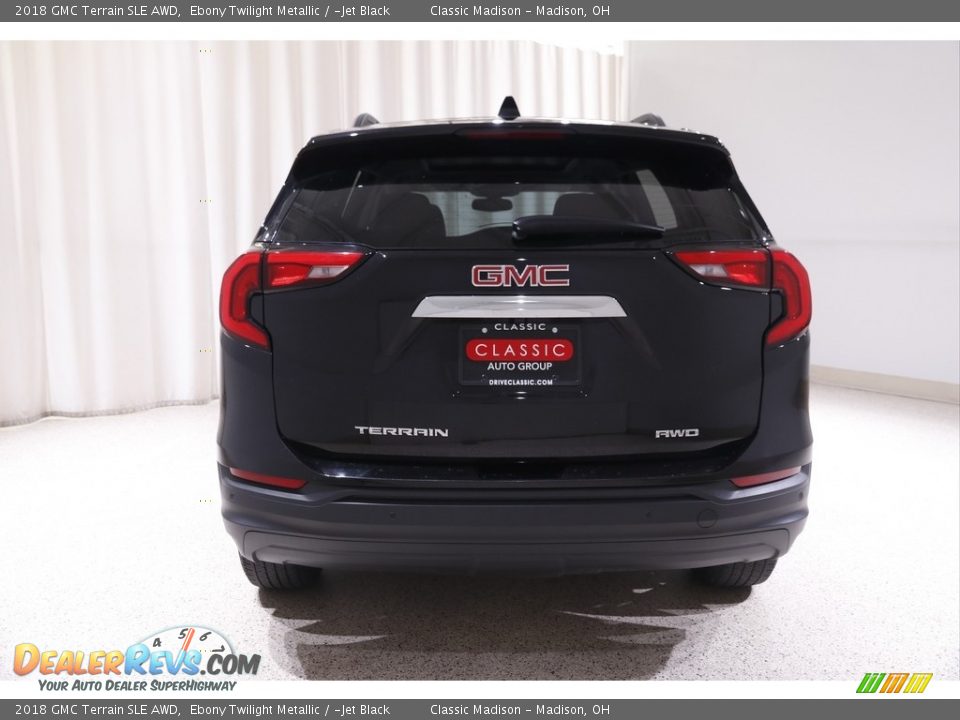 2018 GMC Terrain SLE AWD Ebony Twilight Metallic / ­Jet Black Photo #16