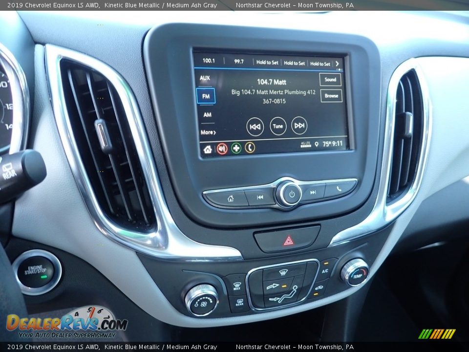 2019 Chevrolet Equinox LS AWD Kinetic Blue Metallic / Medium Ash Gray Photo #27