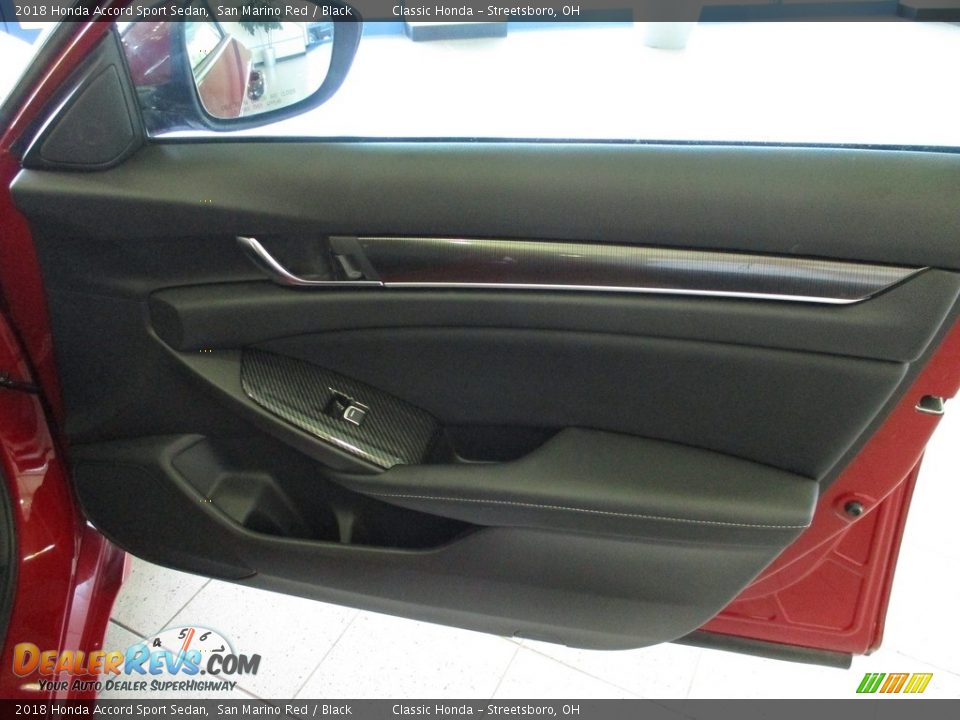 2018 Honda Accord Sport Sedan San Marino Red / Black Photo #14
