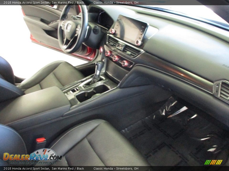 2018 Honda Accord Sport Sedan San Marino Red / Black Photo #15