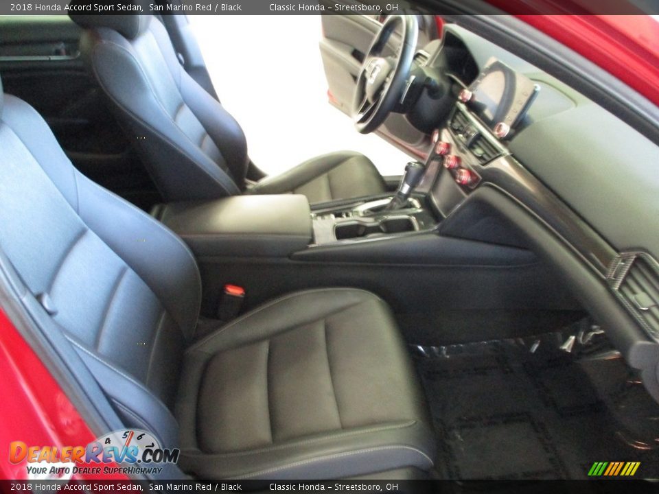 2018 Honda Accord Sport Sedan San Marino Red / Black Photo #16