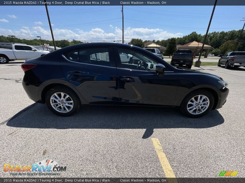 2015 Mazda MAZDA3 i Touring 4 Door Deep Crystal Blue Mica / Black Photo #3