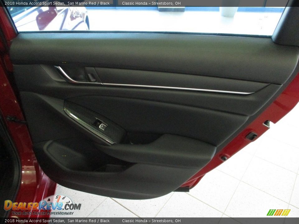 2018 Honda Accord Sport Sedan San Marino Red / Black Photo #17