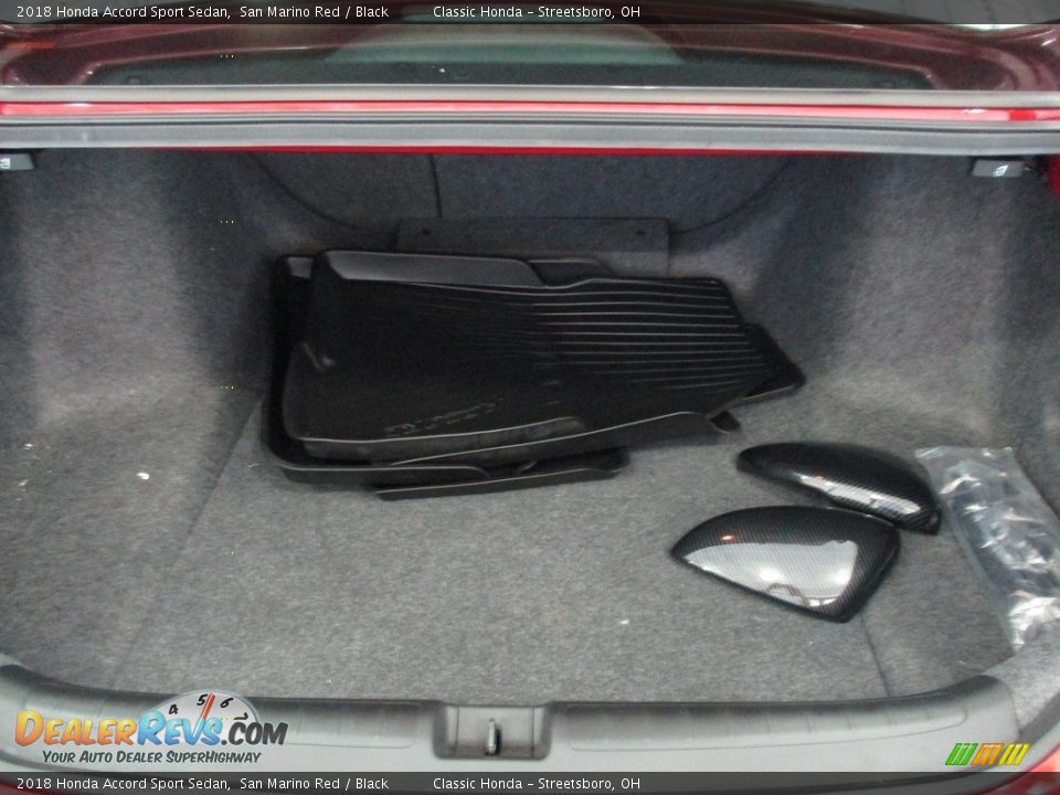 2018 Honda Accord Sport Sedan San Marino Red / Black Photo #20