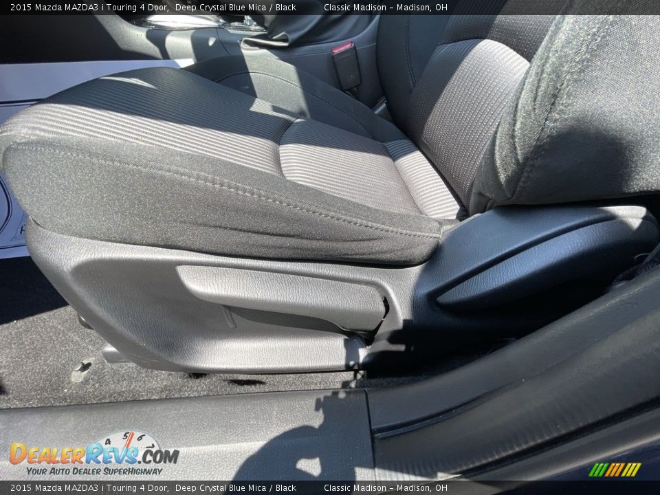 2015 Mazda MAZDA3 i Touring 4 Door Deep Crystal Blue Mica / Black Photo #7
