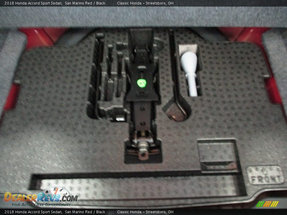 2018 Honda Accord Sport Sedan San Marino Red / Black Photo #21
