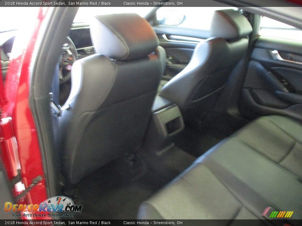 2018 Honda Accord Sport Sedan San Marino Red / Black Photo #23