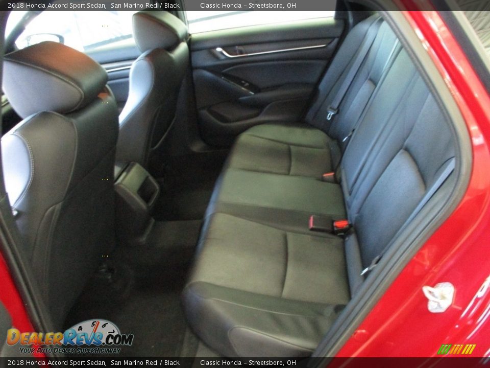 2018 Honda Accord Sport Sedan San Marino Red / Black Photo #24