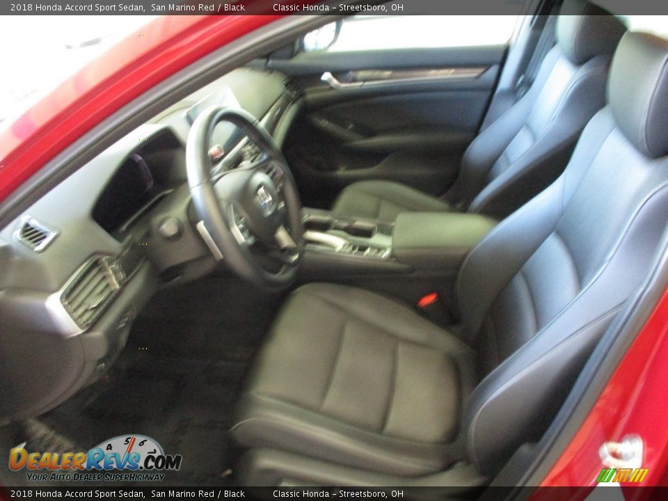 2018 Honda Accord Sport Sedan San Marino Red / Black Photo #27