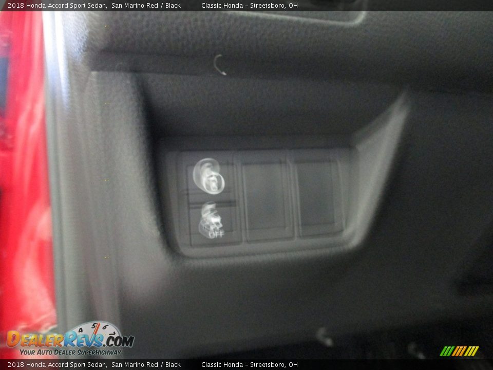 2018 Honda Accord Sport Sedan San Marino Red / Black Photo #28