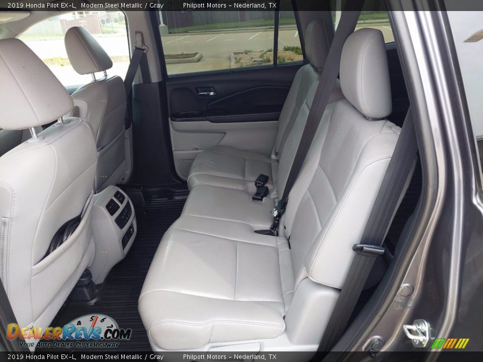 Rear Seat of 2019 Honda Pilot EX-L Photo #12