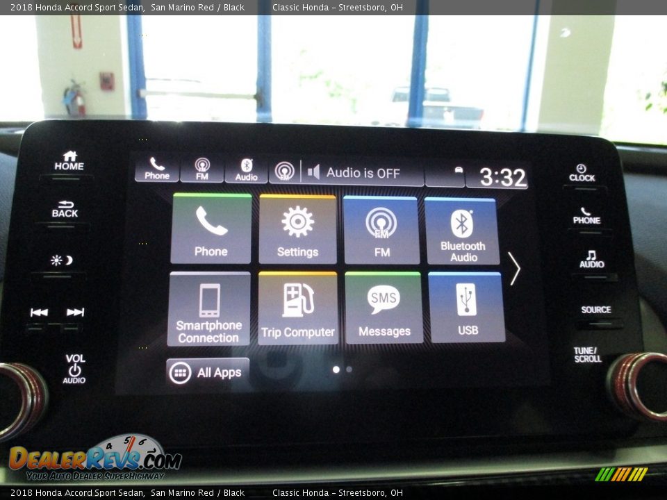 2018 Honda Accord Sport Sedan San Marino Red / Black Photo #35