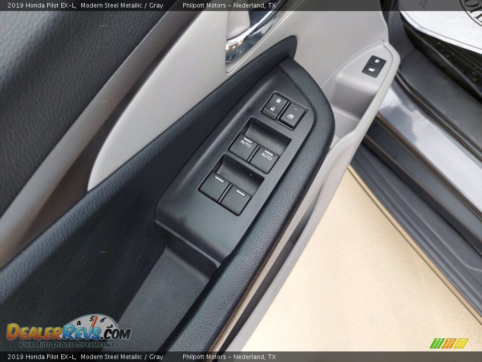 2019 Honda Pilot EX-L Modern Steel Metallic / Gray Photo #14