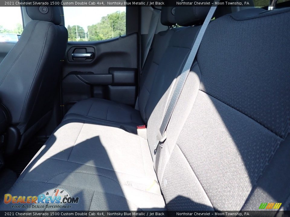2021 Chevrolet Silverado 1500 Custom Double Cab 4x4 Northsky Blue Metallic / Jet Black Photo #11