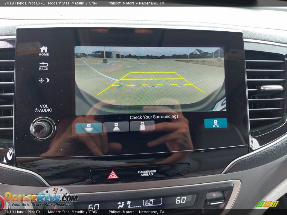 2019 Honda Pilot EX-L Modern Steel Metallic / Gray Photo #20