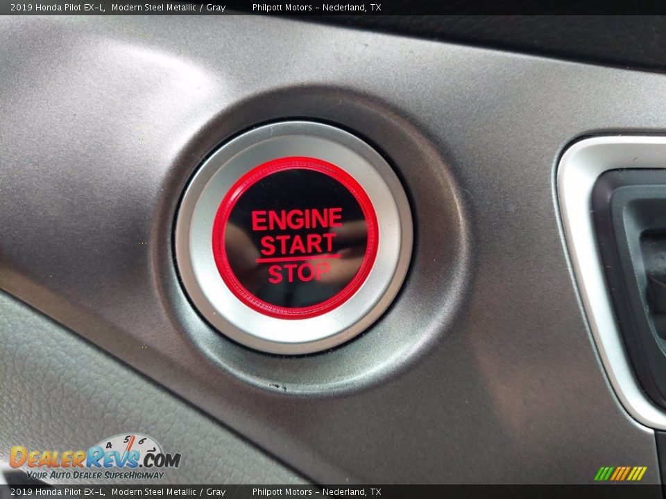 2019 Honda Pilot EX-L Modern Steel Metallic / Gray Photo #24