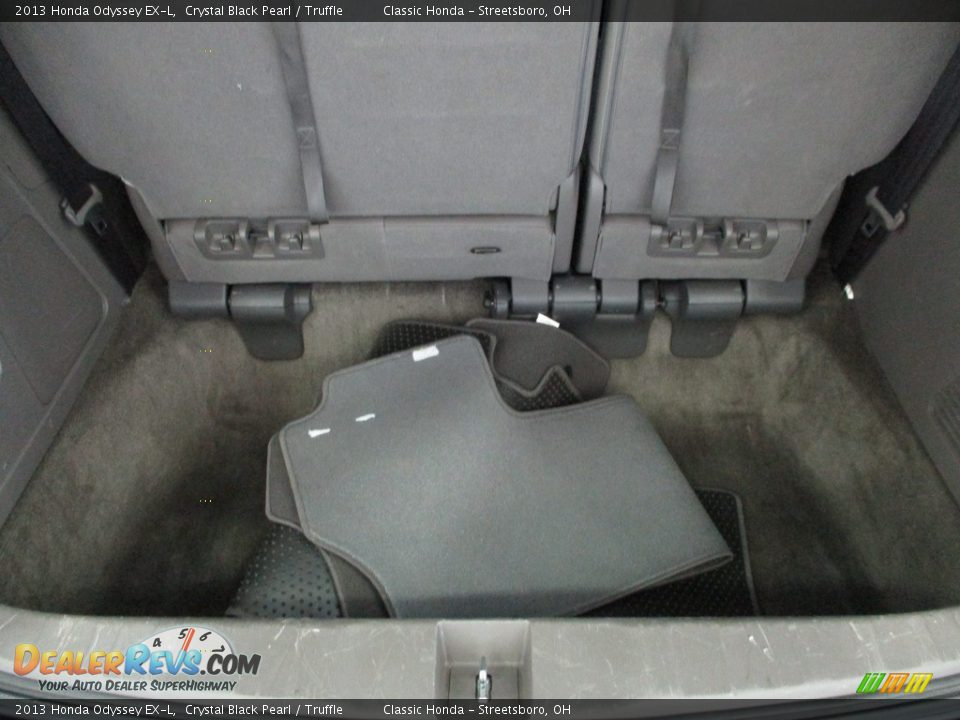 2013 Honda Odyssey EX-L Crystal Black Pearl / Truffle Photo #22