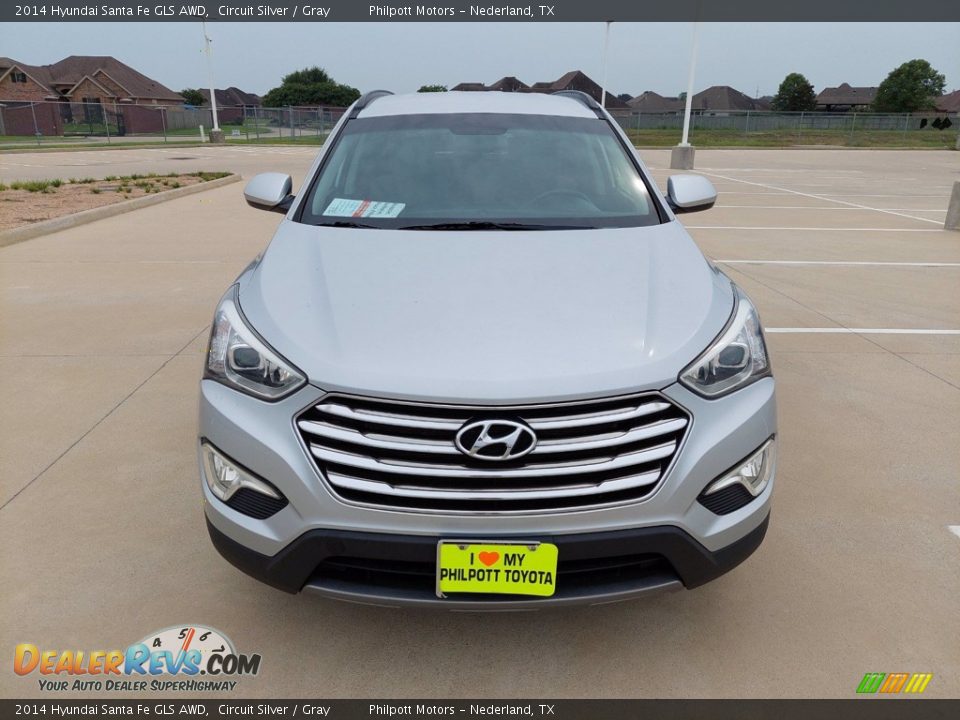 2014 Hyundai Santa Fe GLS AWD Circuit Silver / Gray Photo #2