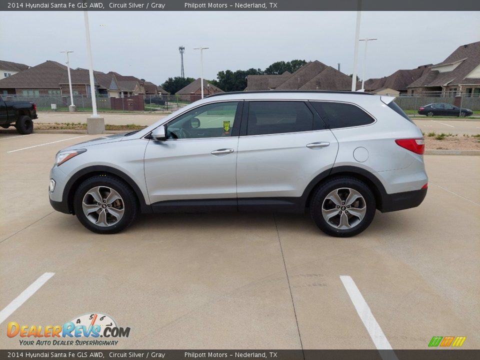 Circuit Silver 2014 Hyundai Santa Fe GLS AWD Photo #4