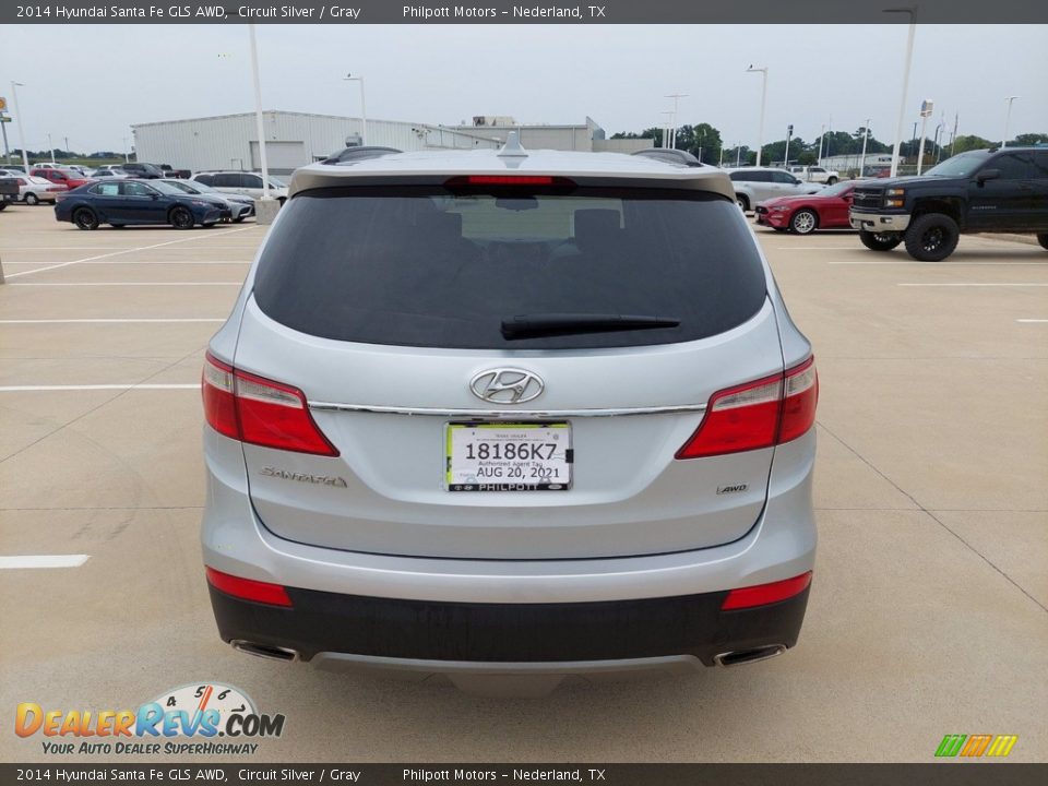 2014 Hyundai Santa Fe GLS AWD Circuit Silver / Gray Photo #6