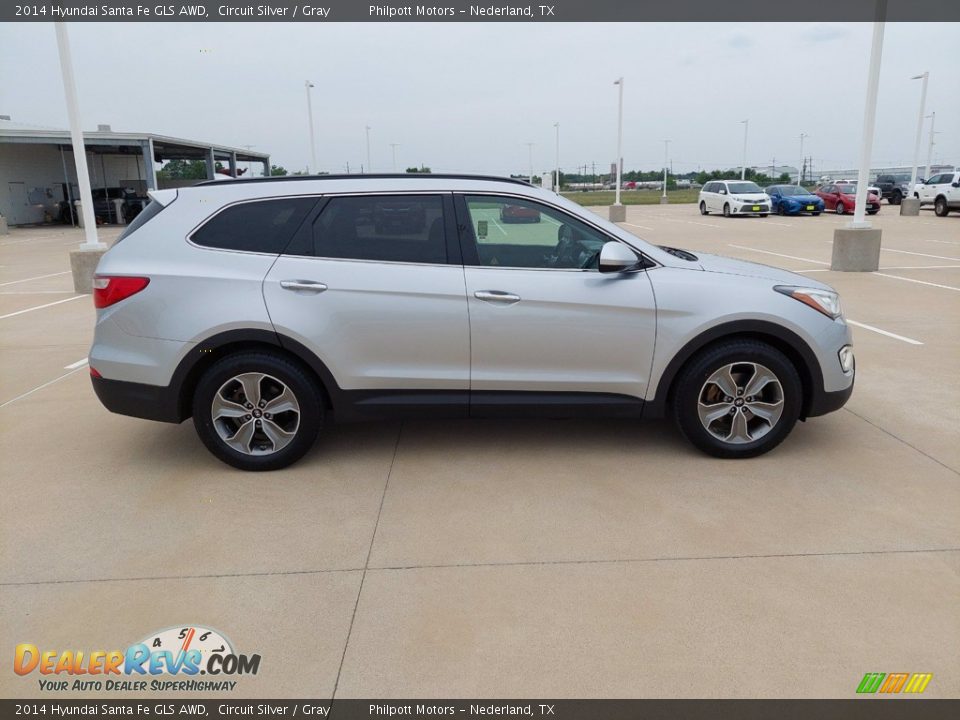 Circuit Silver 2014 Hyundai Santa Fe GLS AWD Photo #8