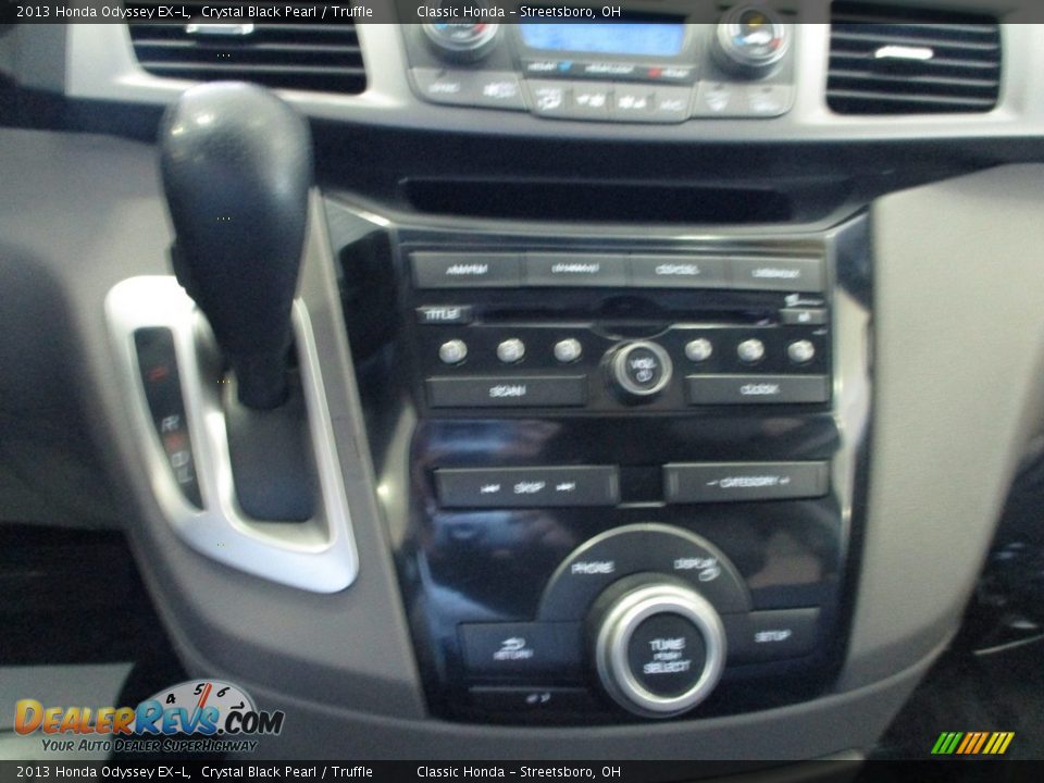 2013 Honda Odyssey EX-L Crystal Black Pearl / Truffle Photo #33