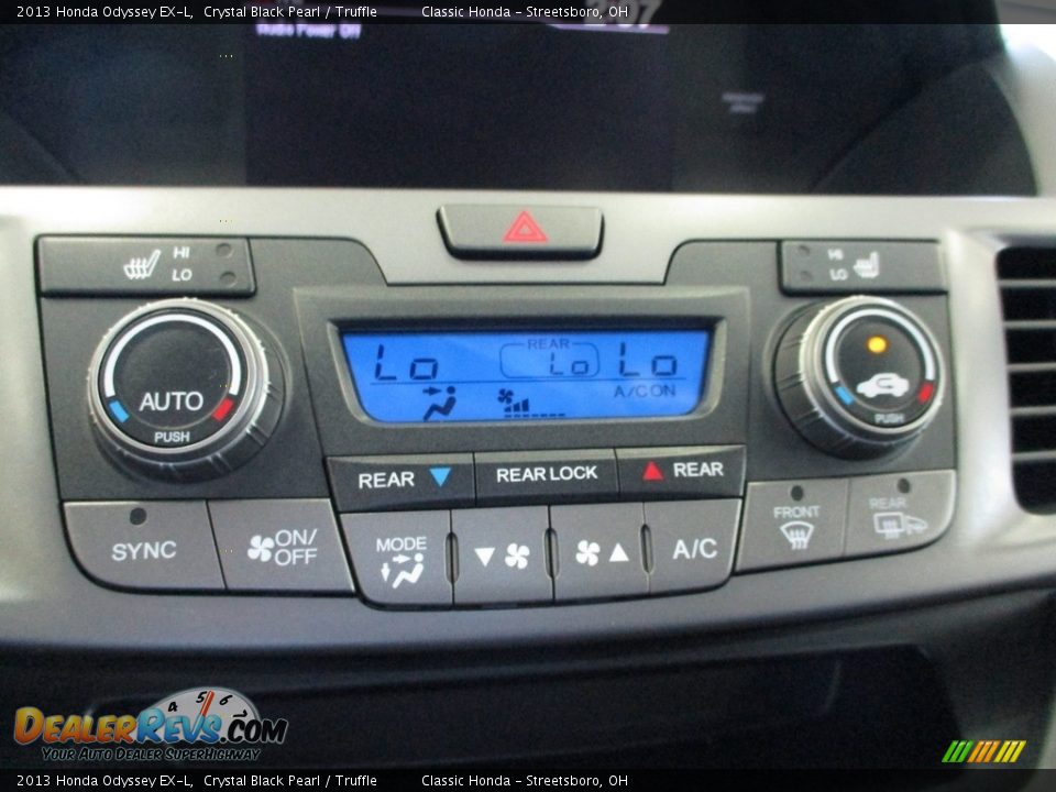 2013 Honda Odyssey EX-L Crystal Black Pearl / Truffle Photo #34