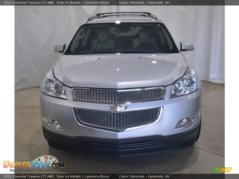 2011 Chevrolet Traverse LTZ AWD Silver Ice Metallic / Cashmere/Ebony Photo #4