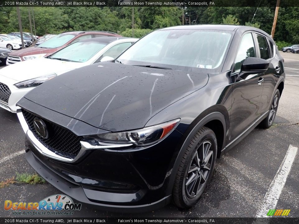 2018 Mazda CX-5 Touring AWD Jet Black Mica / Black Photo #1