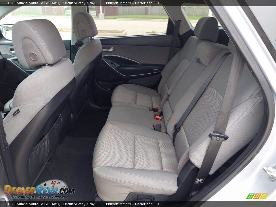 Rear Seat of 2014 Hyundai Santa Fe GLS AWD Photo #12