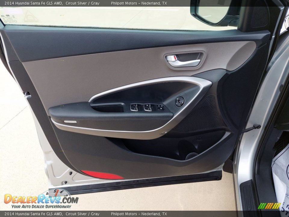 Door Panel of 2014 Hyundai Santa Fe GLS AWD Photo #13