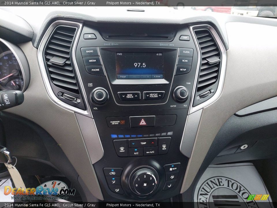 Controls of 2014 Hyundai Santa Fe GLS AWD Photo #18