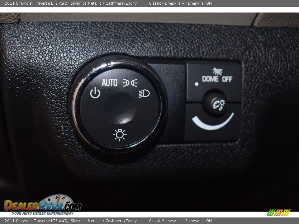 2011 Chevrolet Traverse LTZ AWD Silver Ice Metallic / Cashmere/Ebony Photo #14