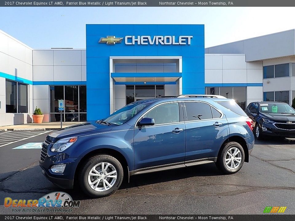 2017 Chevrolet Equinox LT AWD Patriot Blue Metallic / Light Titanium/Jet Black Photo #1