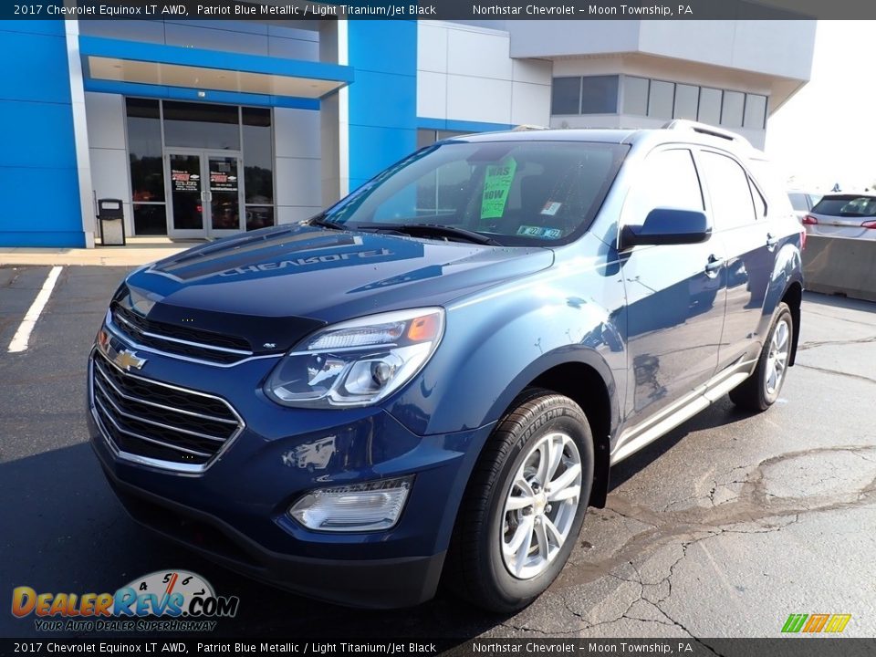 2017 Chevrolet Equinox LT AWD Patriot Blue Metallic / Light Titanium/Jet Black Photo #2