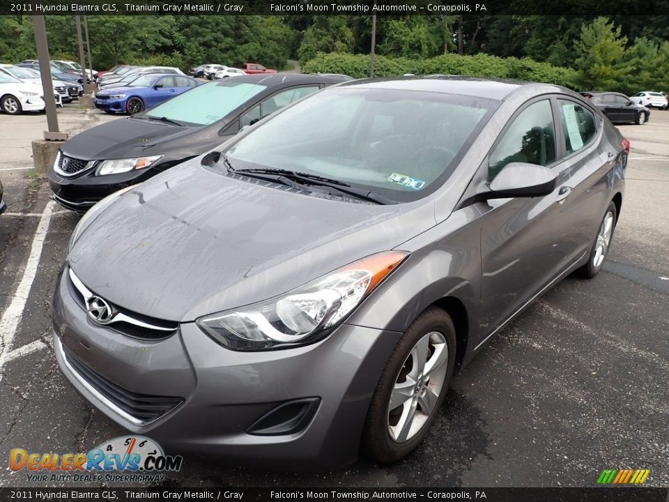 2011 Hyundai Elantra GLS Titanium Gray Metallic / Gray Photo #1