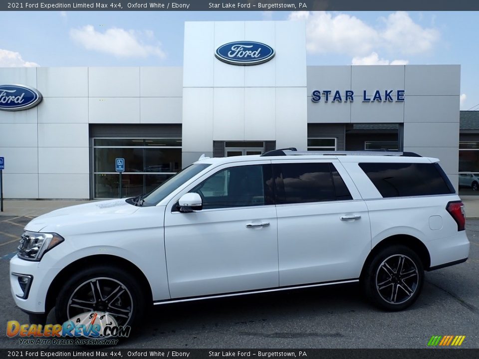 2021 Ford Expedition Limited Max 4x4 Oxford White / Ebony Photo #1